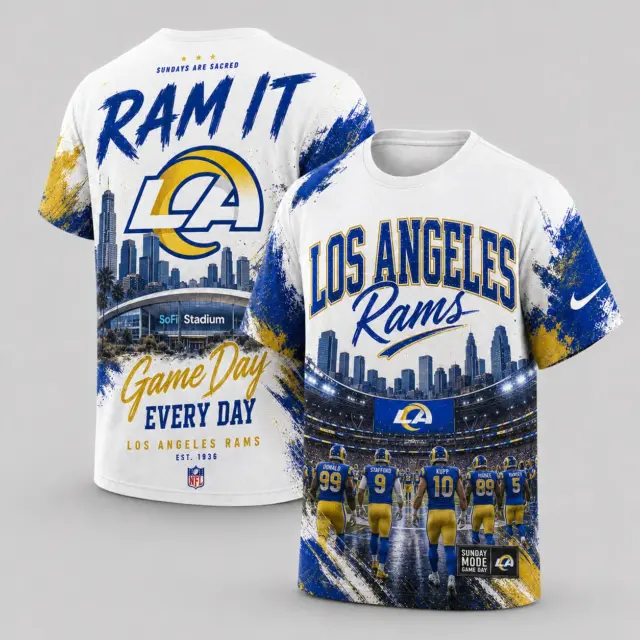 Los Angeles Rams Game Day Every Day T-shirt