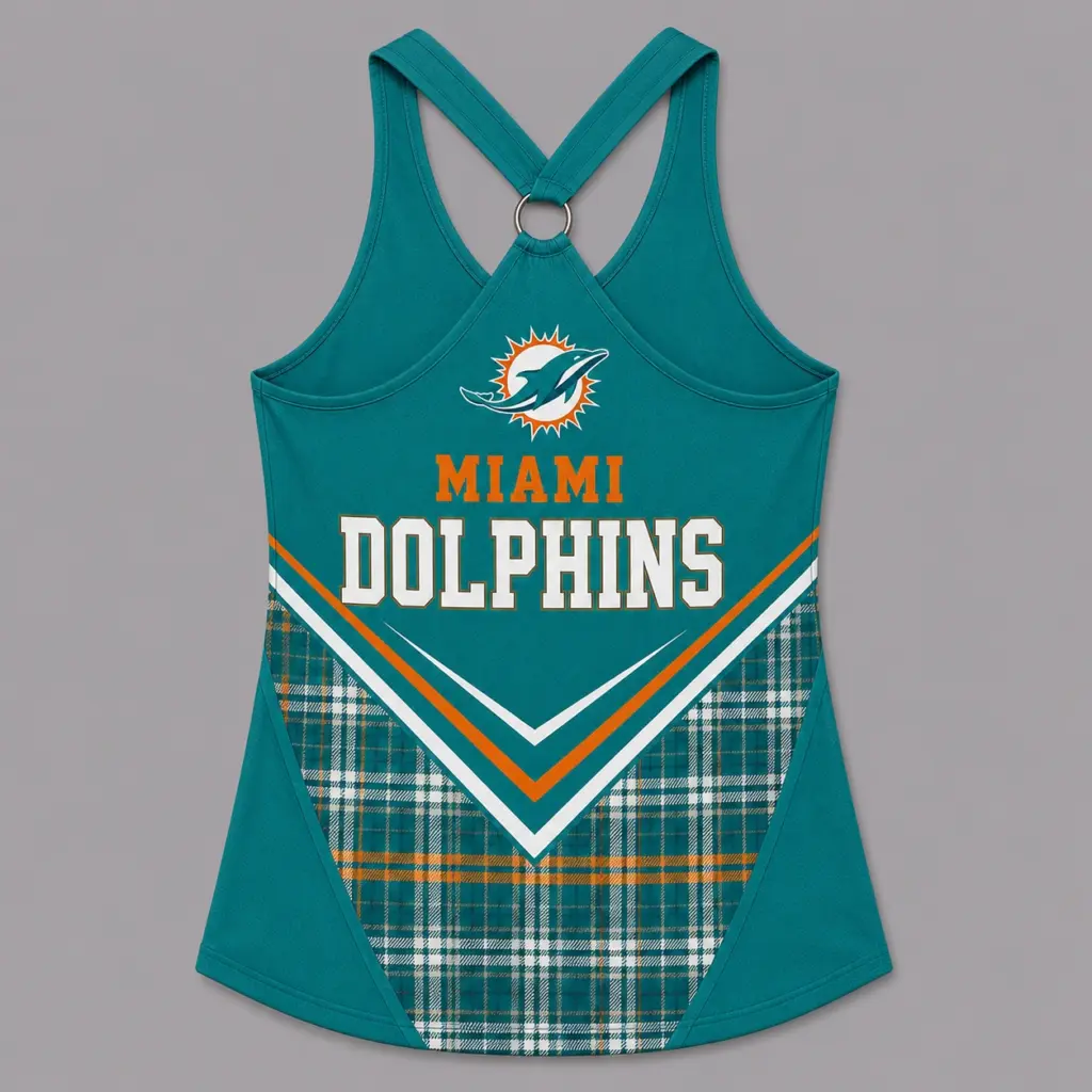 Miami Dolphins Women’s Ring Strap Tank Top
