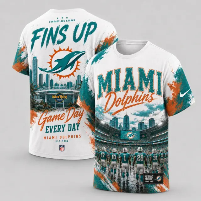 Miami Dolphins Game Day Every Day T-shirt