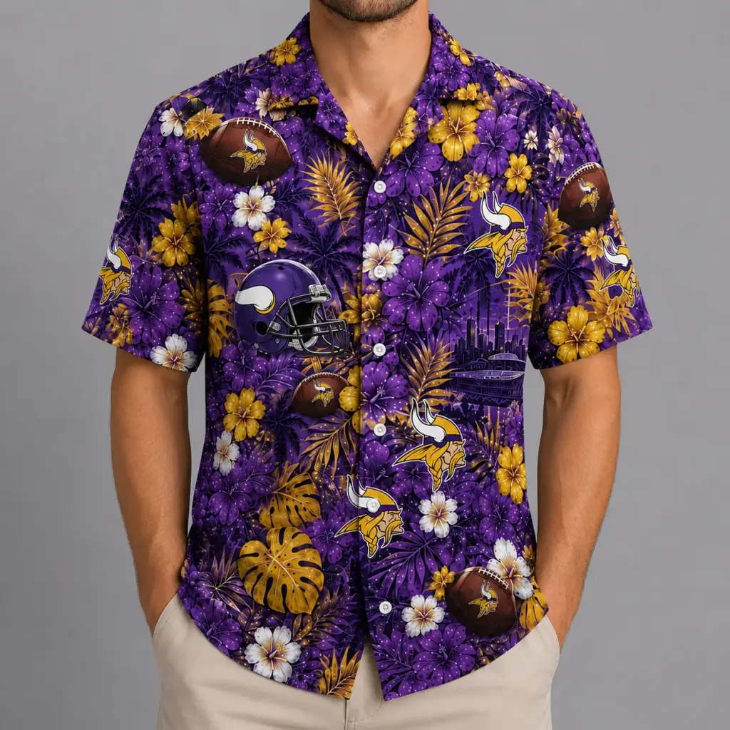 Minnesota Vikings Hawaiian Shirt