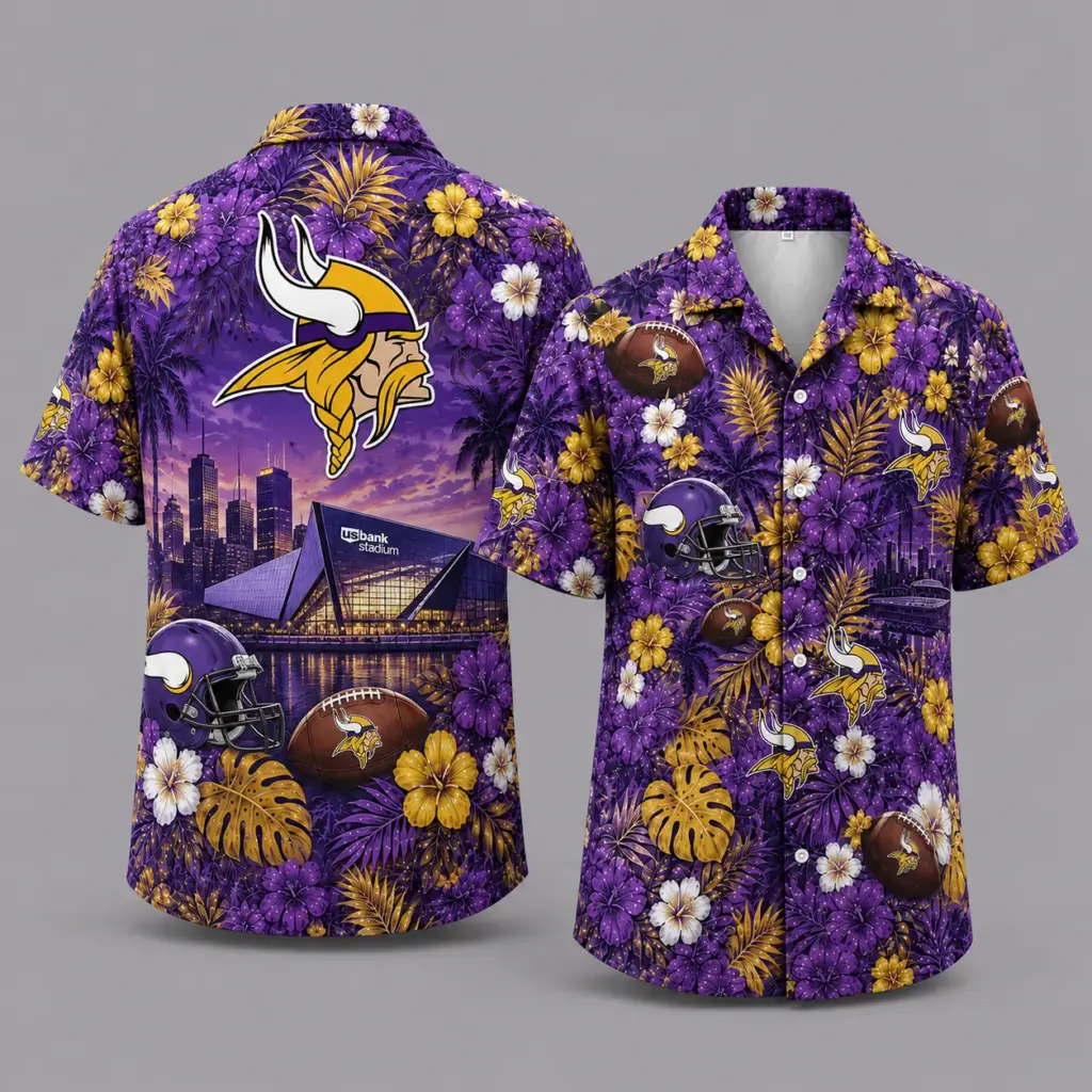 Minnesota Vikings Hawaiian Shirt