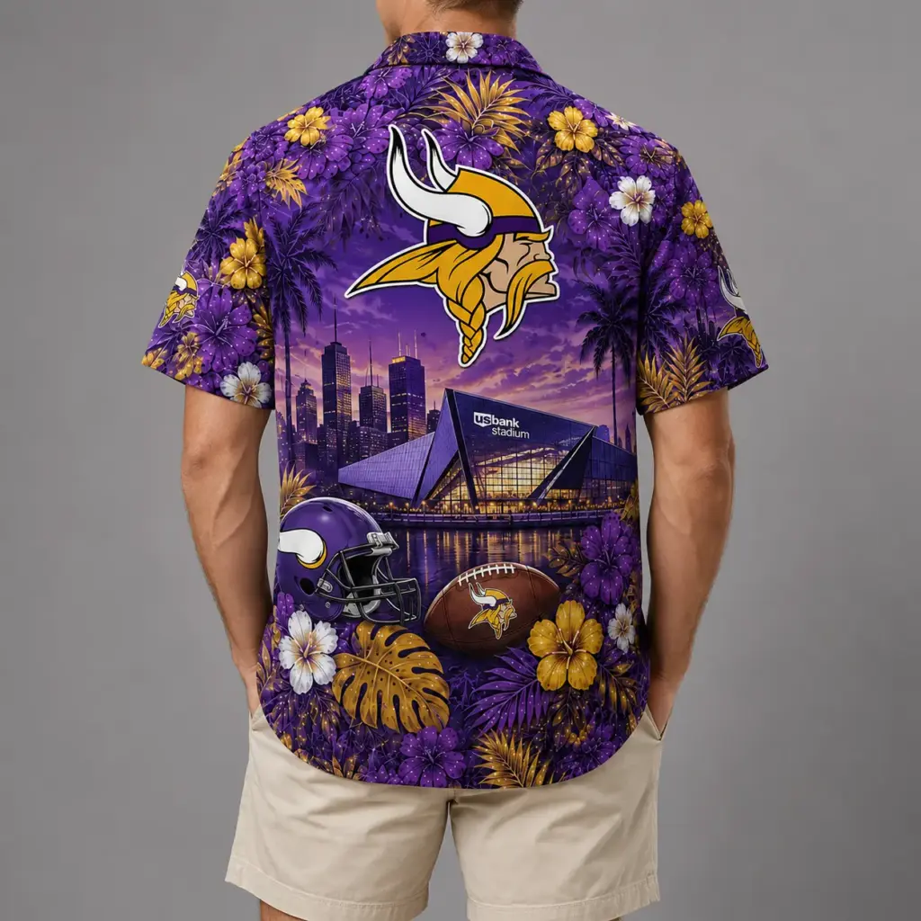 Minnesota Vikings Hawaiian Shirt