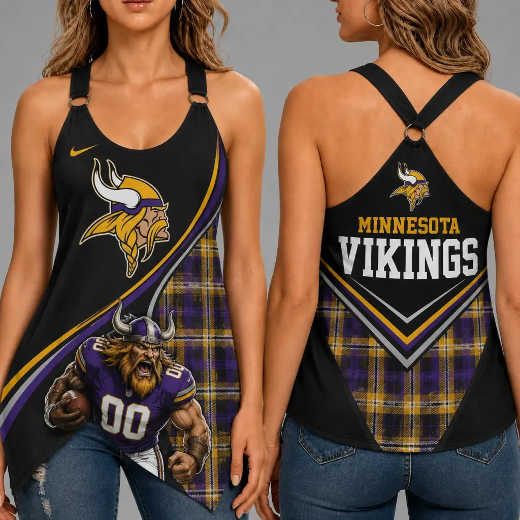 Minnesota Vikings Women’s Ring Strap Tank Top