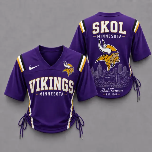 Minnesota Vikings Women’s Lace-Up Jersey