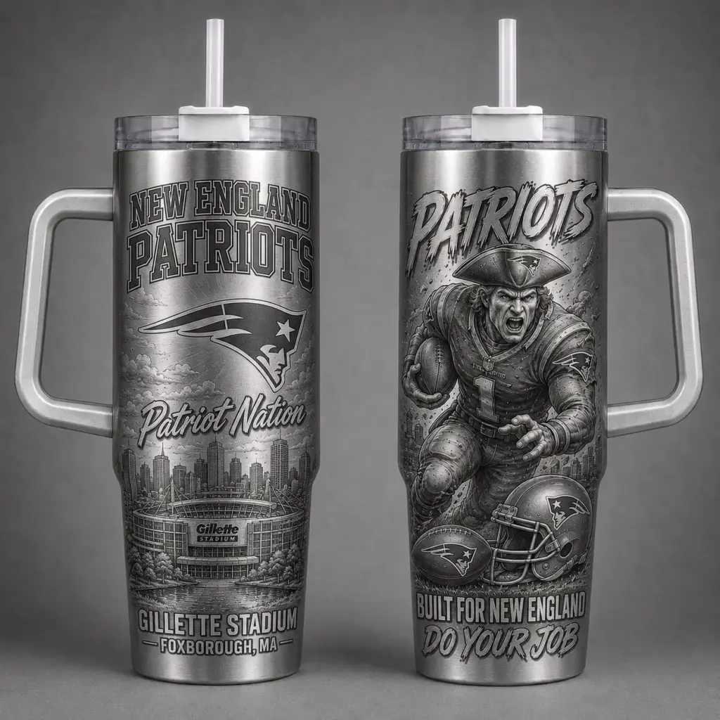 New England Patriots 40oz Stanley Tumbler