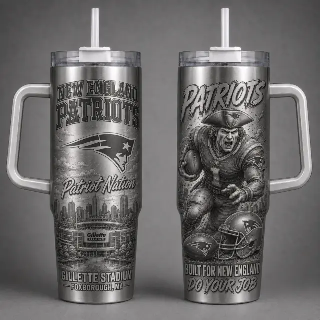 New England Patriots 40oz Stanley Tumbler