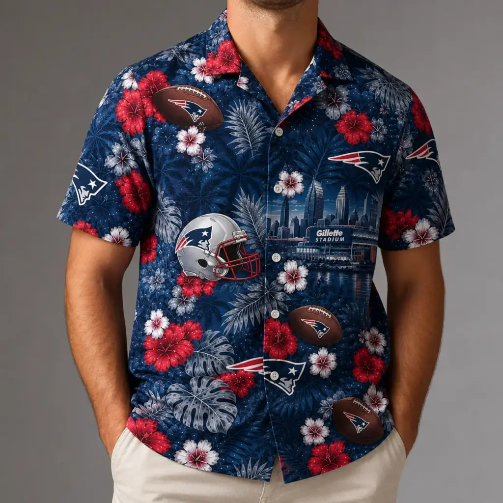 New England Patriots Hawaiian Shirt