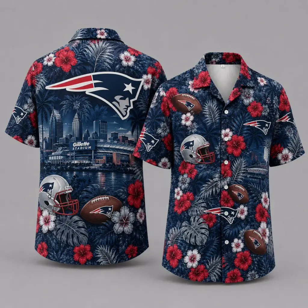New England Patriots Hawaiian Shirt