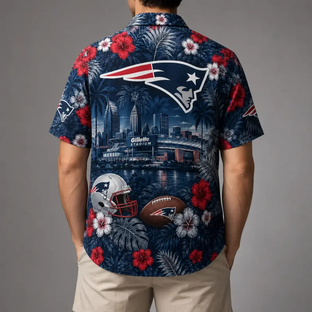 New England Patriots Hawaiian Shirt