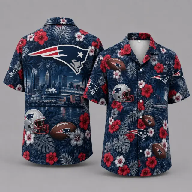 New England Patriots Hawaiian Shirt