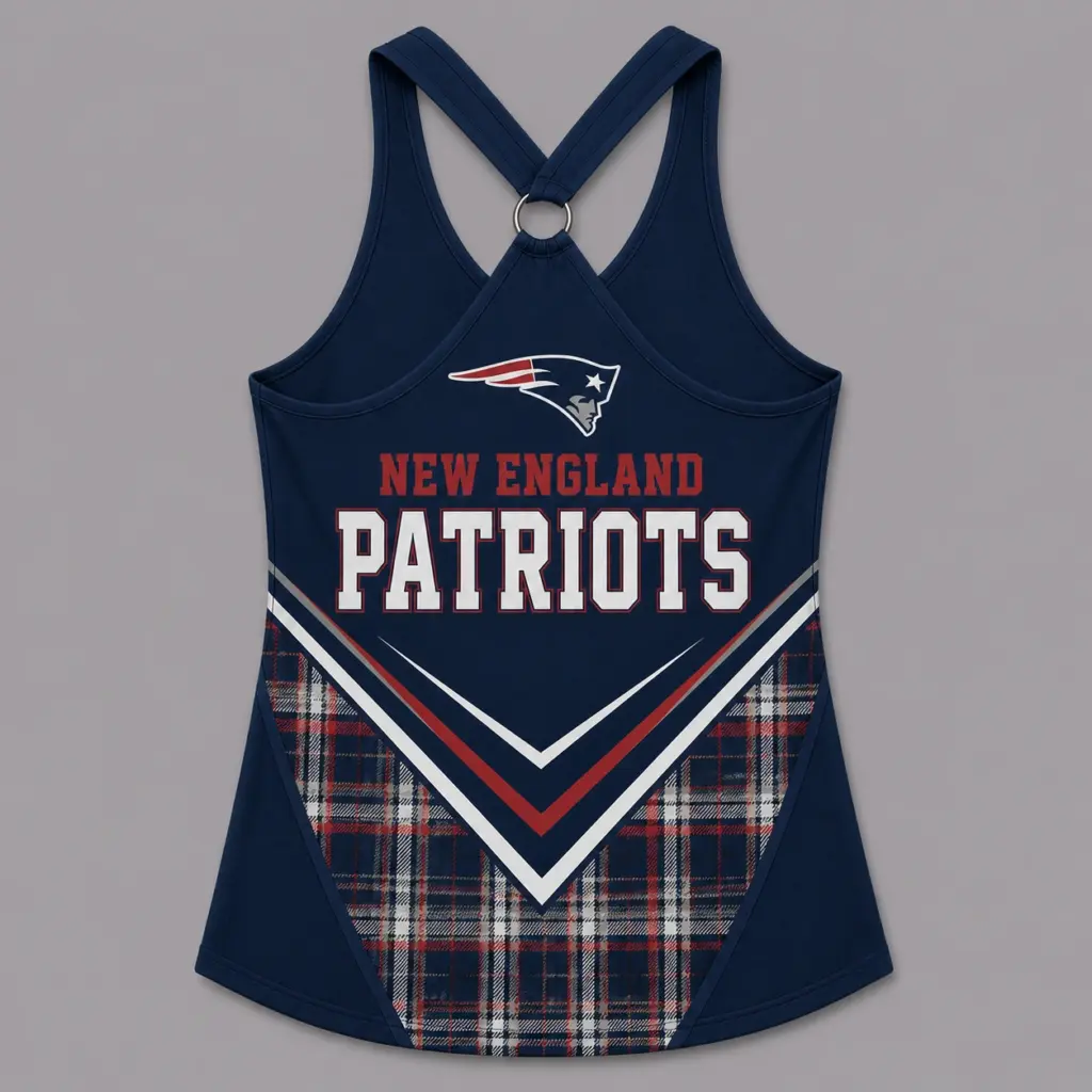 New England Patriots Women’s Ring Strap Tank Top