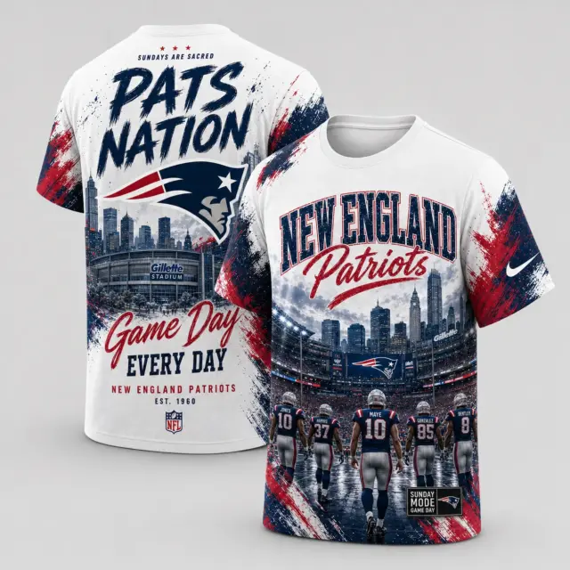 New England Patriots Game Day Every Day T-shirt