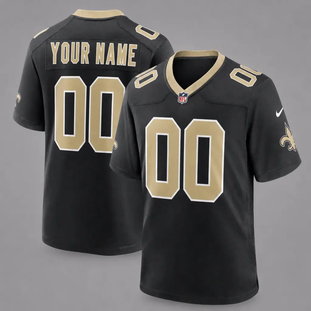 New Orleans Saints Custom Game Football Jersey