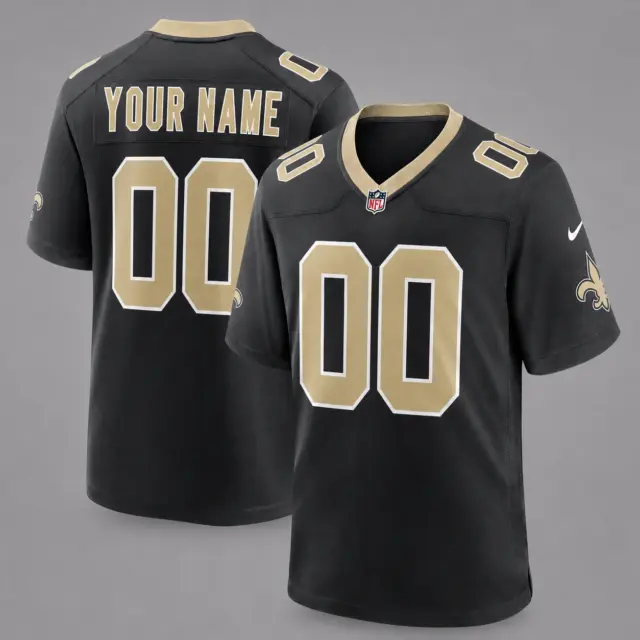 New Orleans Saints Custom Game Football Jersey