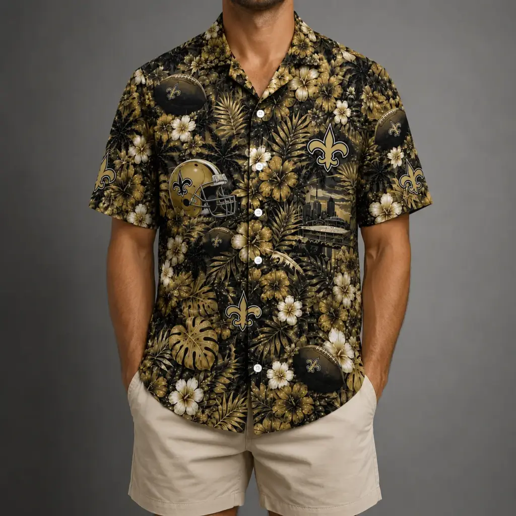New Orleans Saints Hawaiian Shirt
