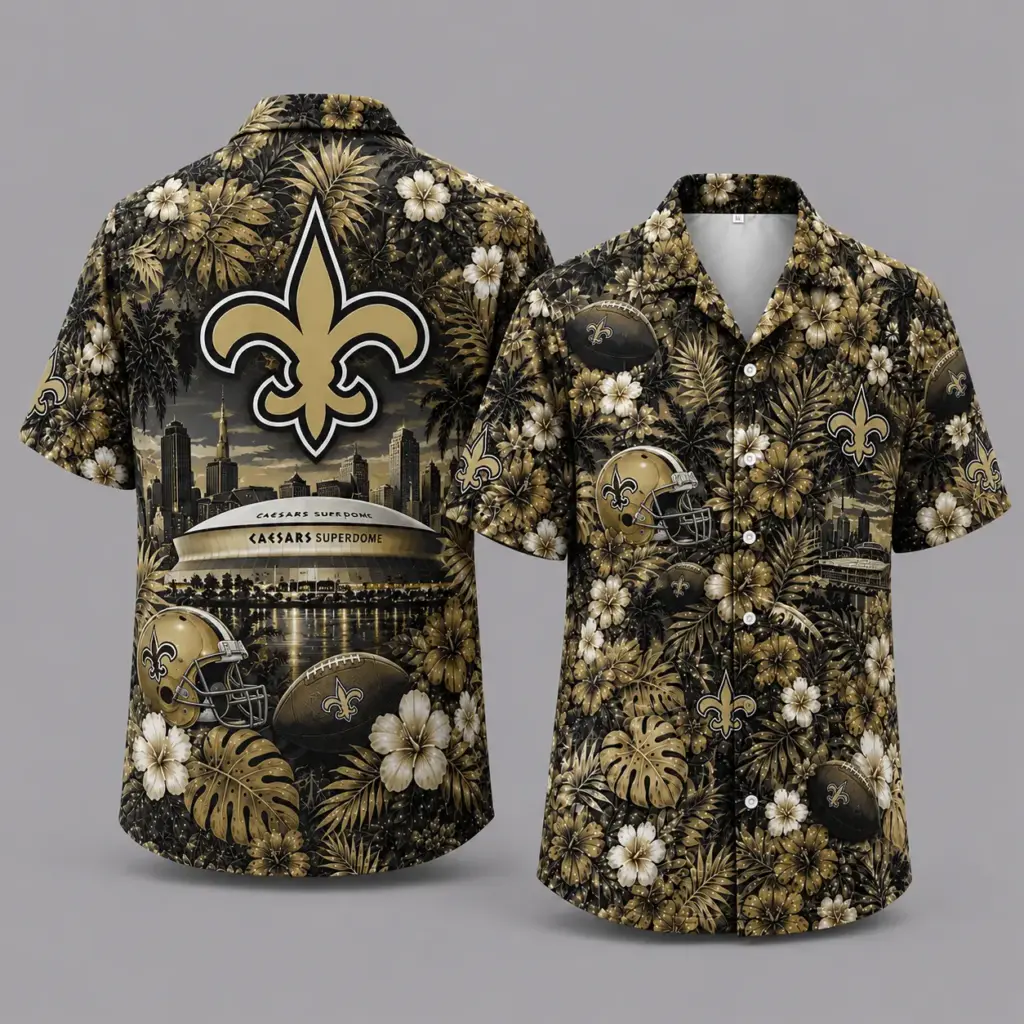 New Orleans Saints Hawaiian Shirt