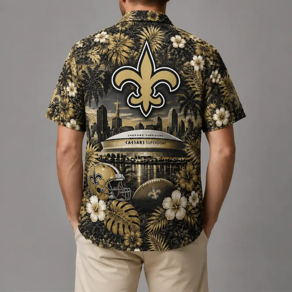 New Orleans Saints Hawaiian Shirt