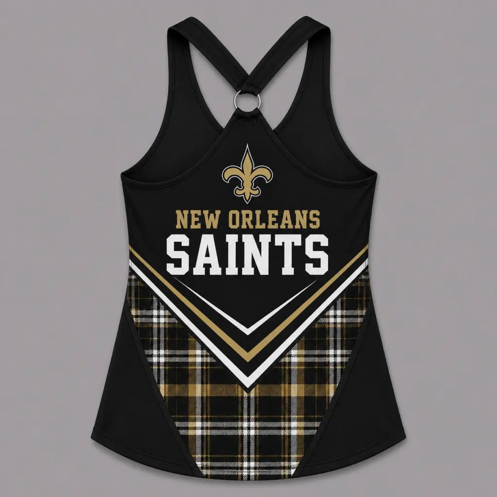 New Orleans Saints Women’s Ring Strap Tank Top