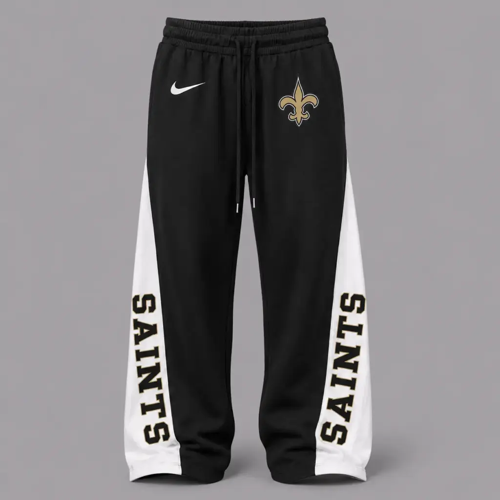 New Orleans Saints Premium Strapless Top & Elasticated Trousers Two-Piece Set V2