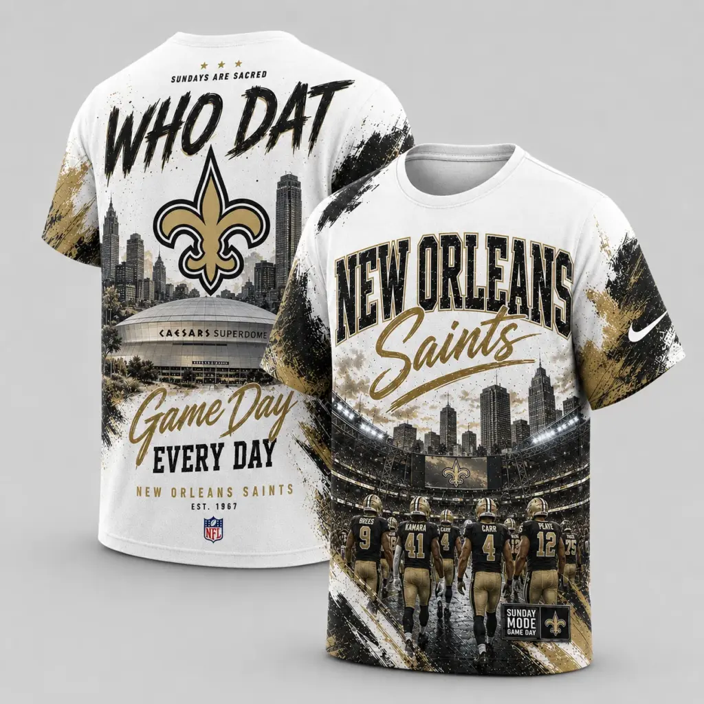 New Orleans Saints Game Day Every Day T-shirt