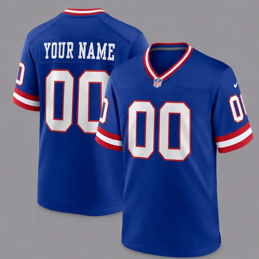 New York Giants Custom Game Football Jersey