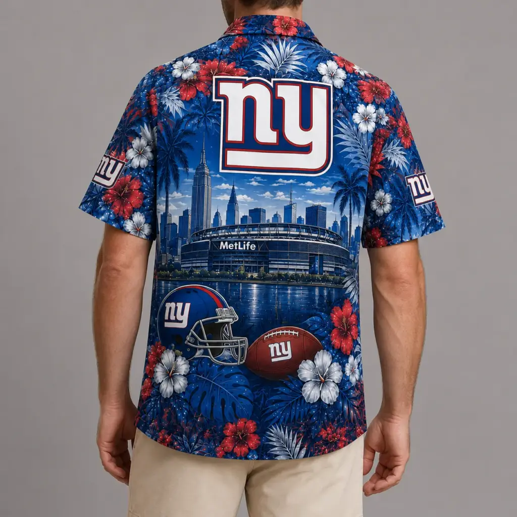 New York Giants Hawaiian Shirt