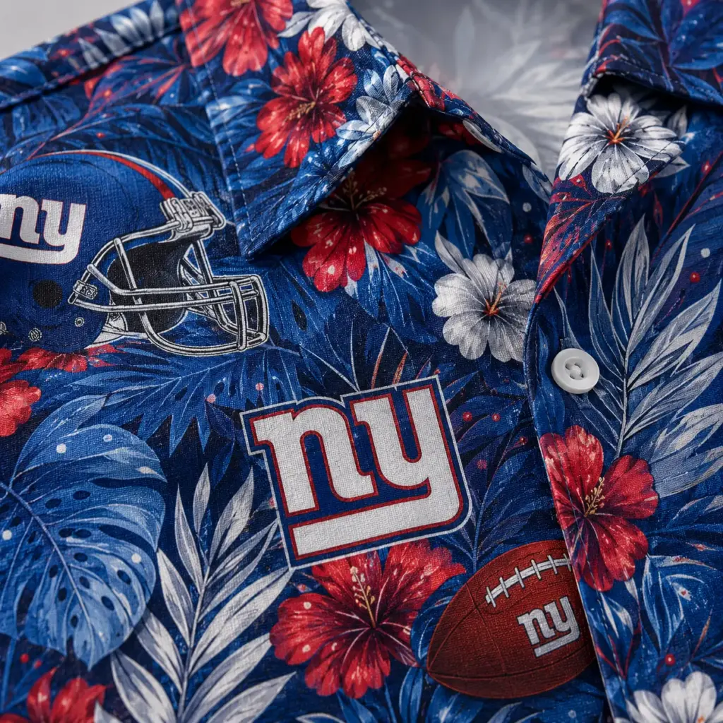 New York Giants Hawaiian Shirt