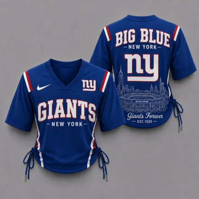 New York Giants Women’s Lace-Up Jersey