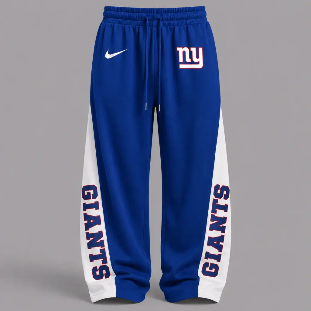 New York Giants Premium Strapless Top & Elasticated Trousers Two-Piece Set V2