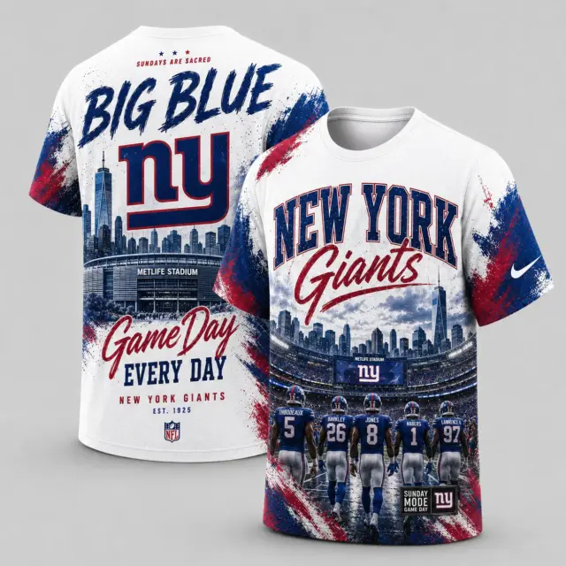 New York Giants Game Day Every Day T-shirt