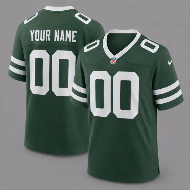 New York Jets Custom Game Football Jersey