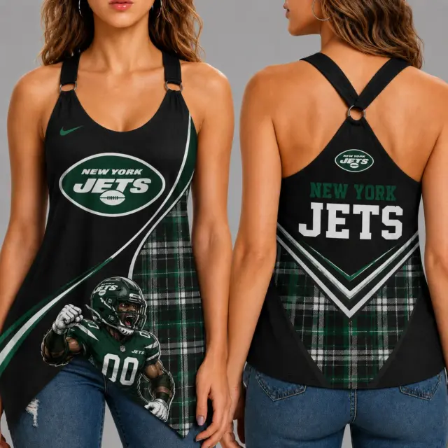 New York Jets Women’s Ring Strap Tank Top