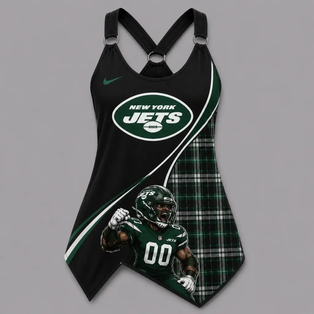 New York Jets Women’s Ring Strap Tank Top