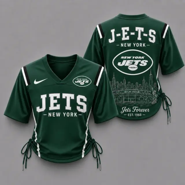 New York Jets Women’s Lace-Up Jersey