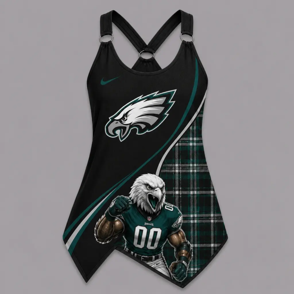 Philadelphia Eagles Women’s Ring Strap Tank Top