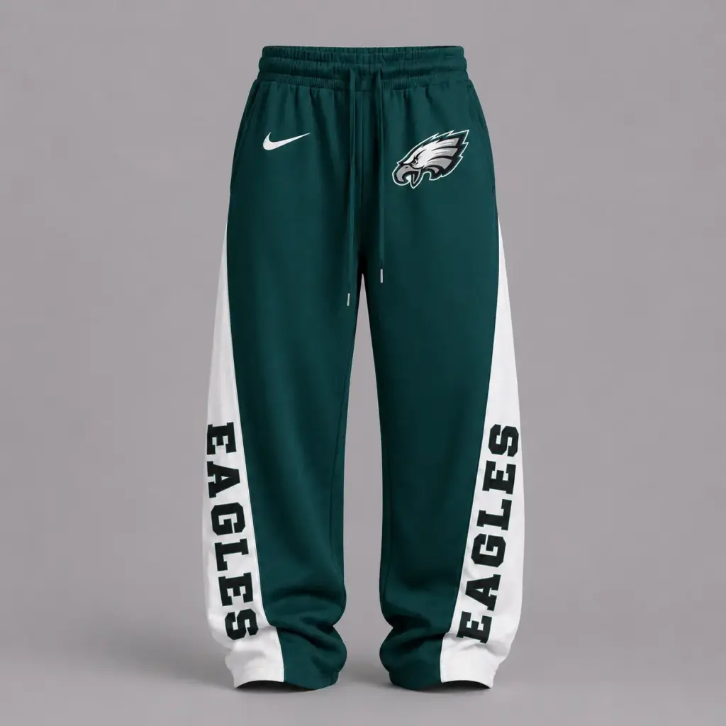 Philadelphia Eagles Premium Strapless Top & Elasticated Trousers Two-Piece Set V2