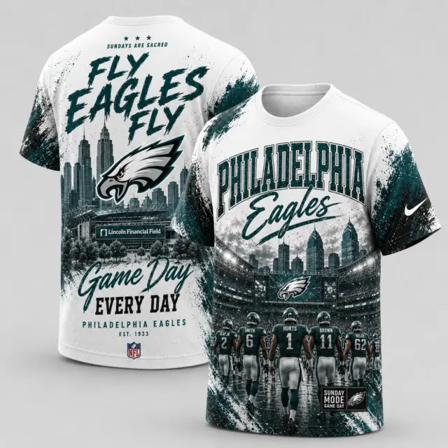 Philadelphia Eagles Game Day Every Day T-shirt