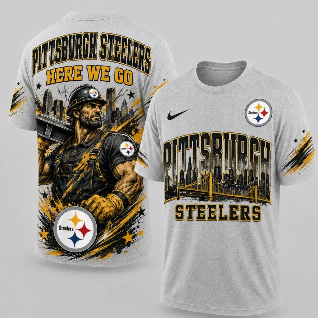 Pittsburgh Steelers Mascot 3D Graphic T-shirt