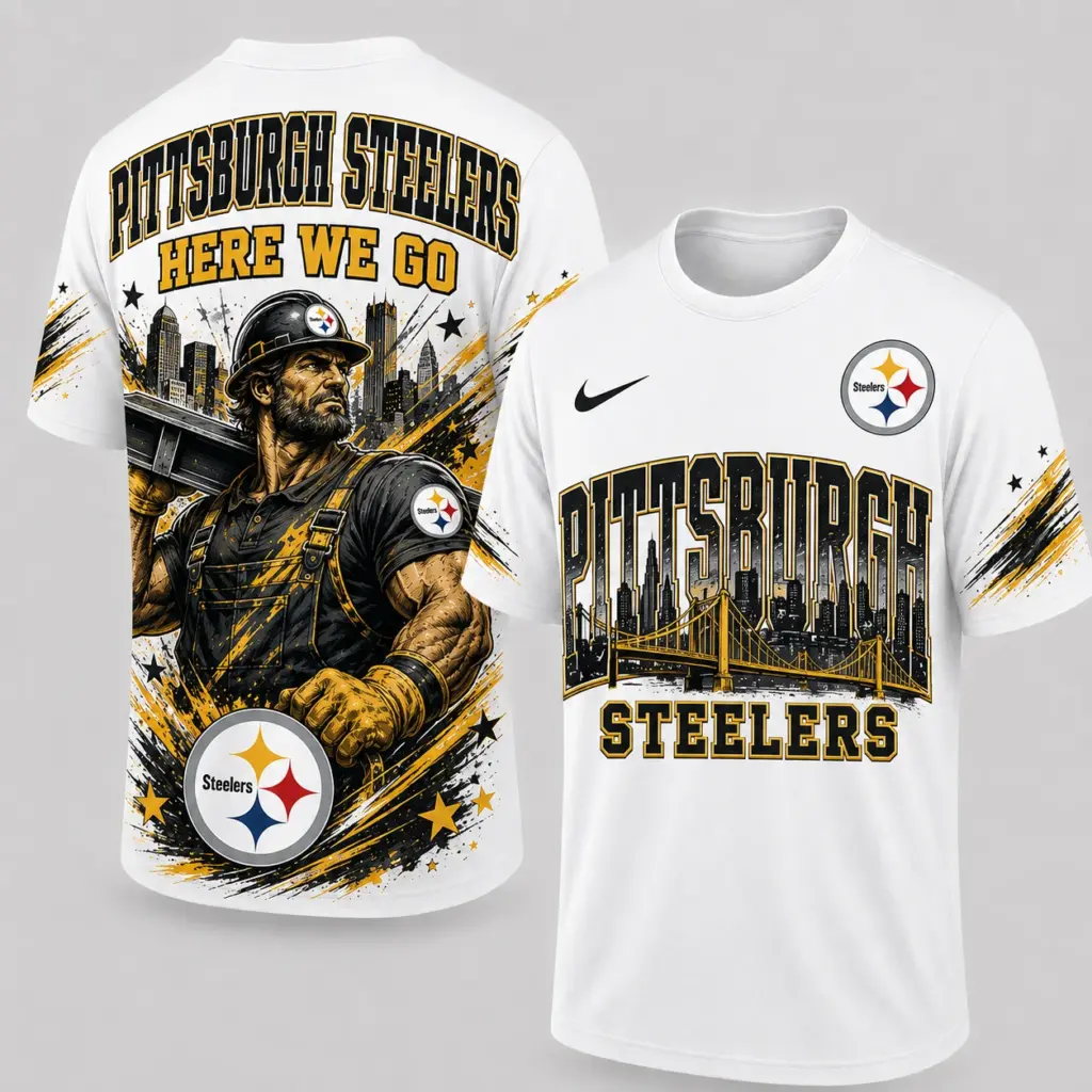 Pittsburgh Steelers Mascot 3D Graphic T-shirt
