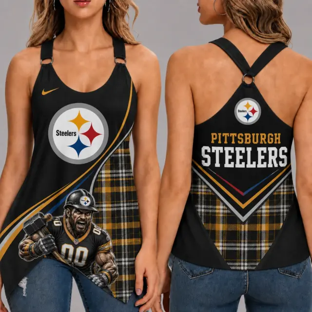 Pittsburgh Steelers Women’s Ring Strap Tank Top