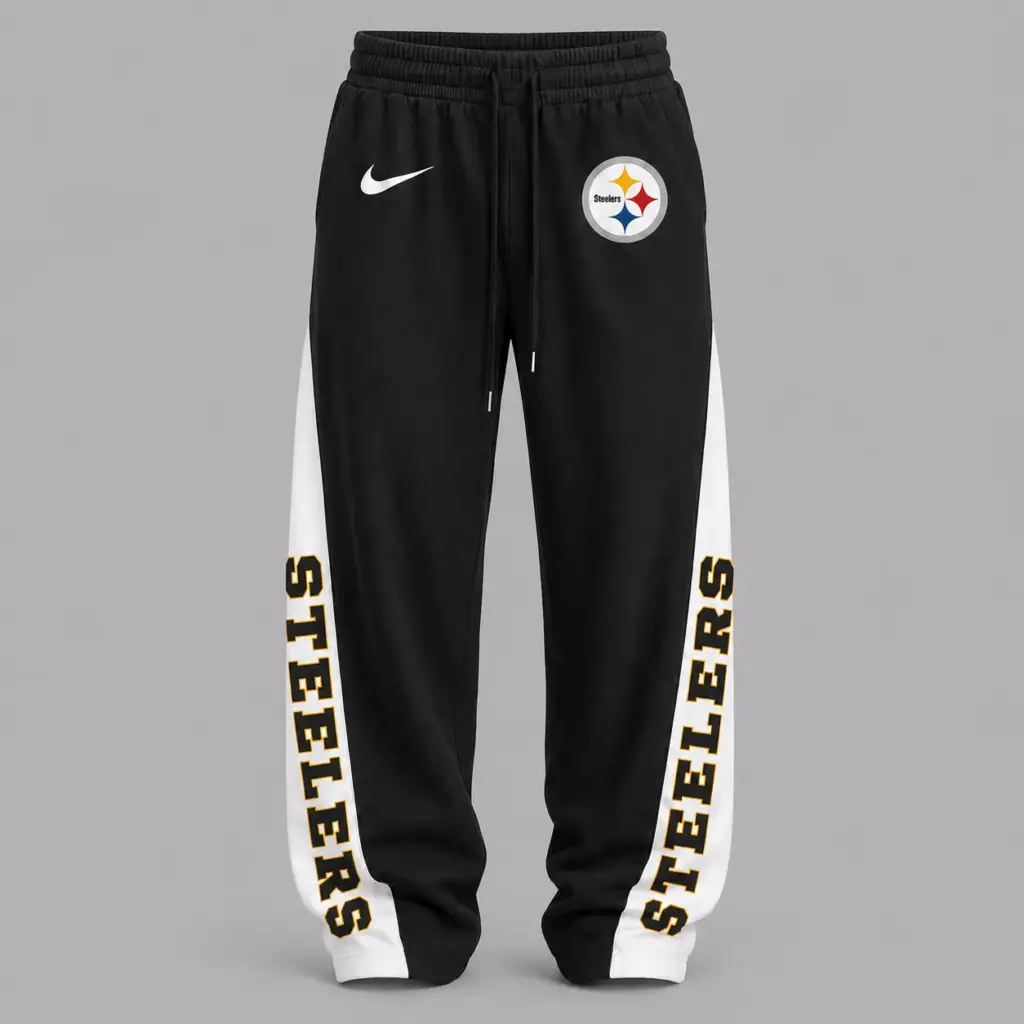 Pittsburgh Steelers Premium Strapless Top & Elasticated Trousers Two-Piece Set V2