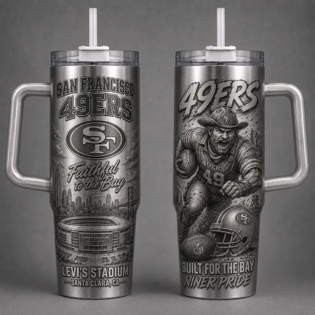 San Francisco 49ers 40oz Stanley Tumbler