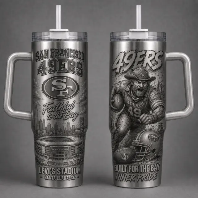 San Francisco 49ers 40oz Stanley Tumbler