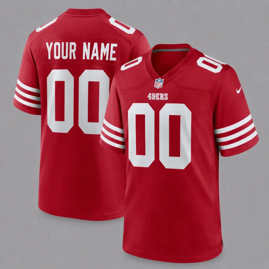 San Francisco 49ers Custom Game Football Jersey