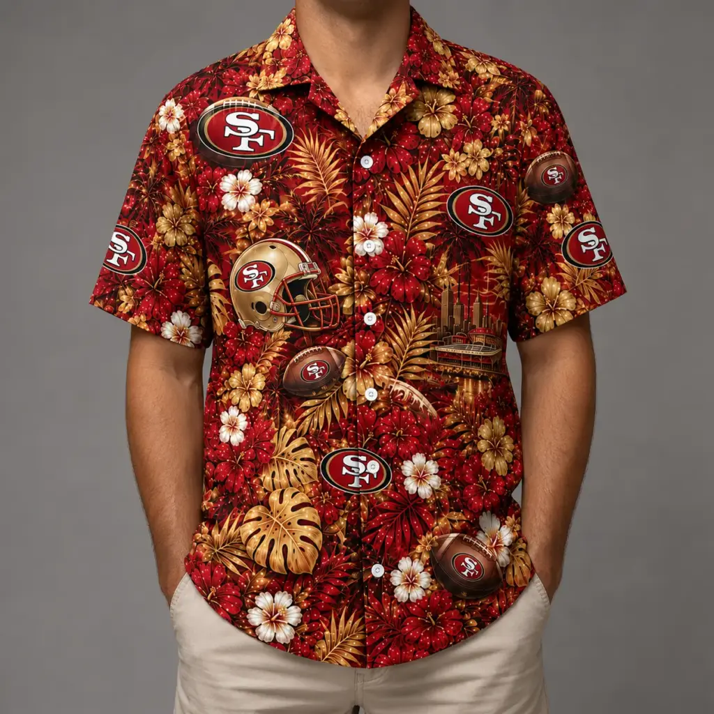 San Francisco 49ers Hawaiian Shirt