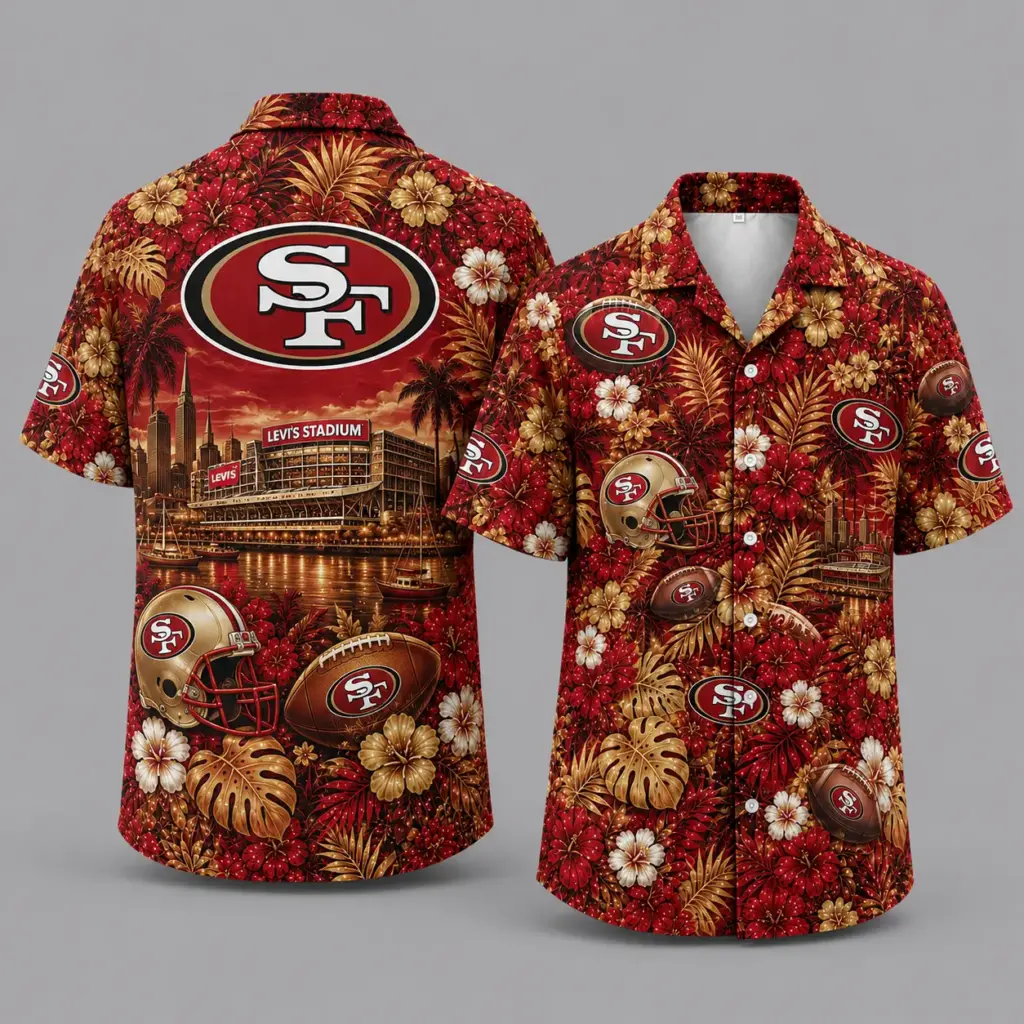 San Francisco 49ers Hawaiian Shirt