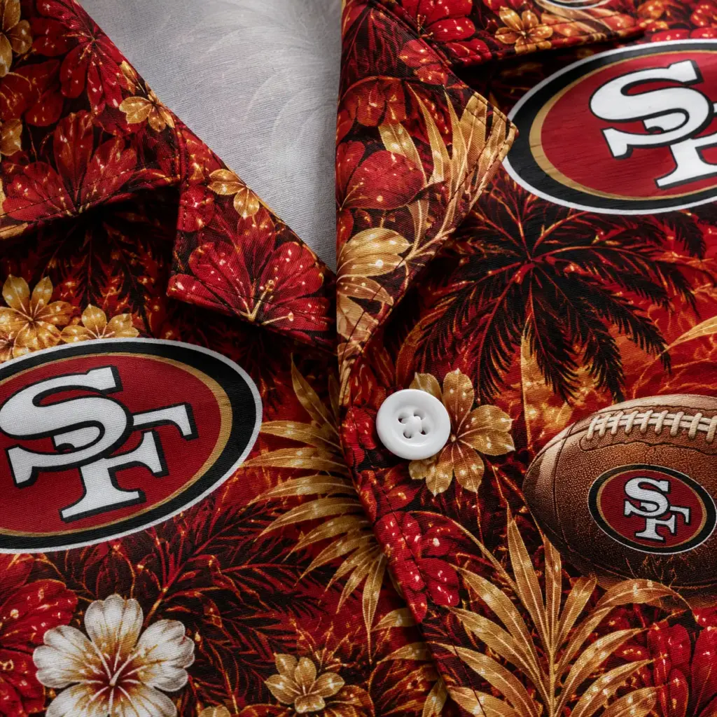 San Francisco 49ers Hawaiian Shirt