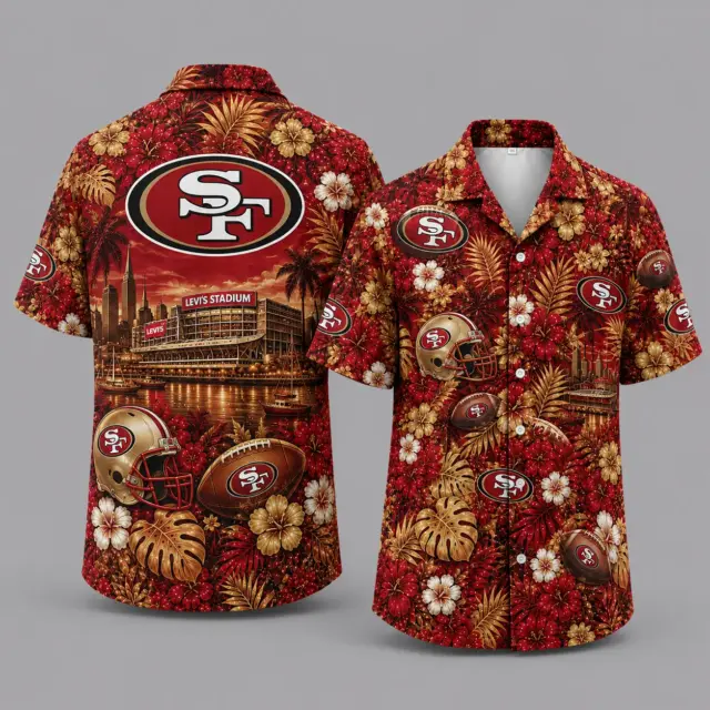 San Francisco 49ers Hawaiian Shirt