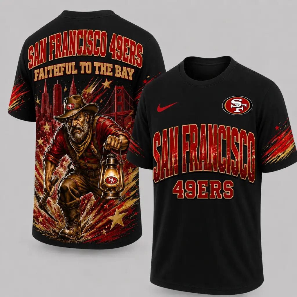 San Francisco 49ers Mascot 3D Graphic T-shirt