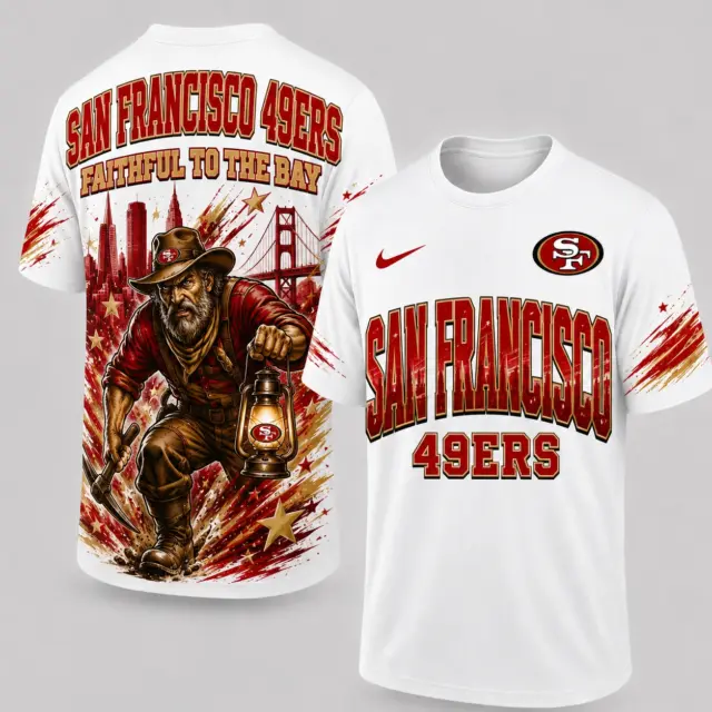 San Francisco 49ers Mascot 3D Graphic T-shirt